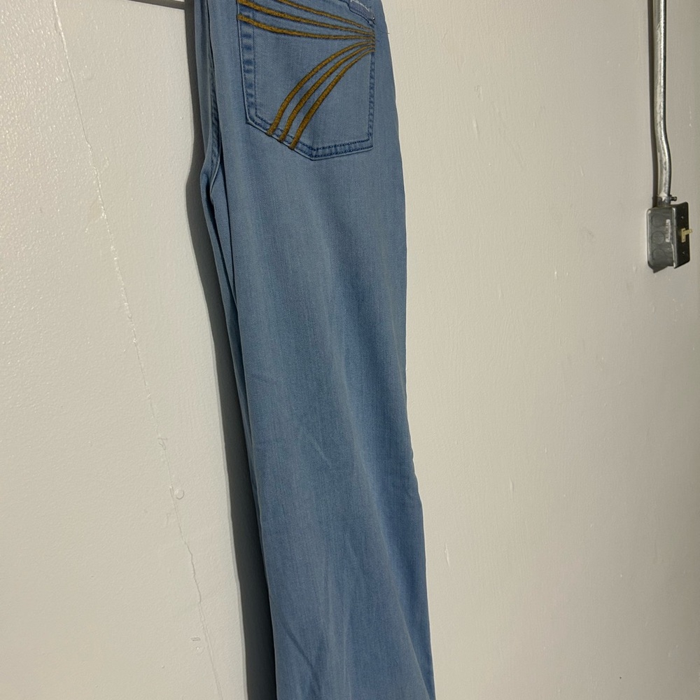 7 For All Mankind Light Blue Flare Jeans